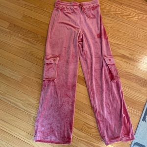 FILA Velour Cargo Track Pants